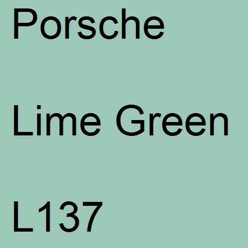 Porsche, Lime Green, L137.